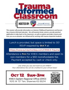 Trauma-Informed Classroom PD Flier